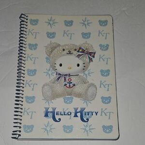 Sanrio Hello Kitty Blue and White Notebook